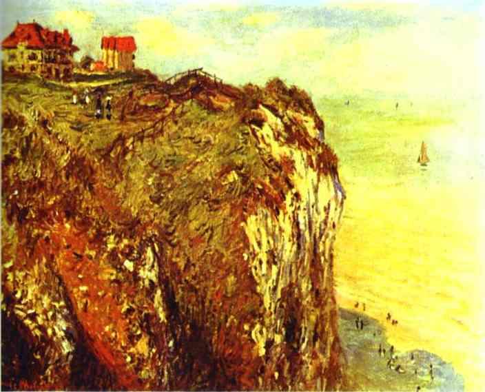 Claude Monet Cliffs near Dieppe 2